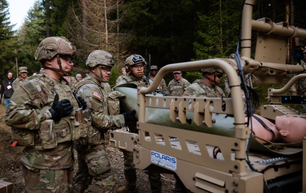 Soldiers in field